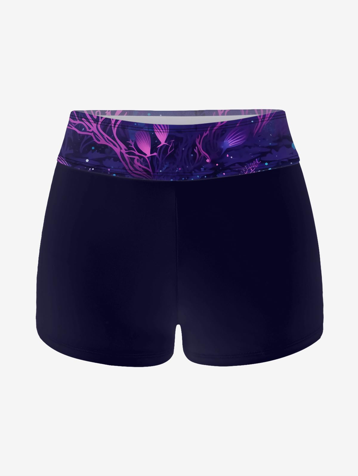 ROSE GAL Plus Size Women Gothic Tummy Control Modest Tankini Swimsuit Mermaid Padded Two Piece Bathing Suit - Image 5