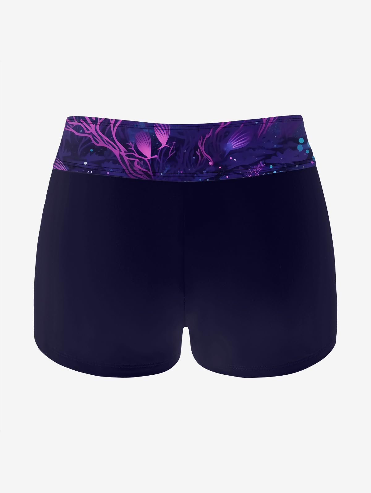 ROSE GAL Plus Size Women Gothic Tummy Control Modest Tankini Swimsuit Mermaid Padded Two Piece Bathing Suit - Image 6