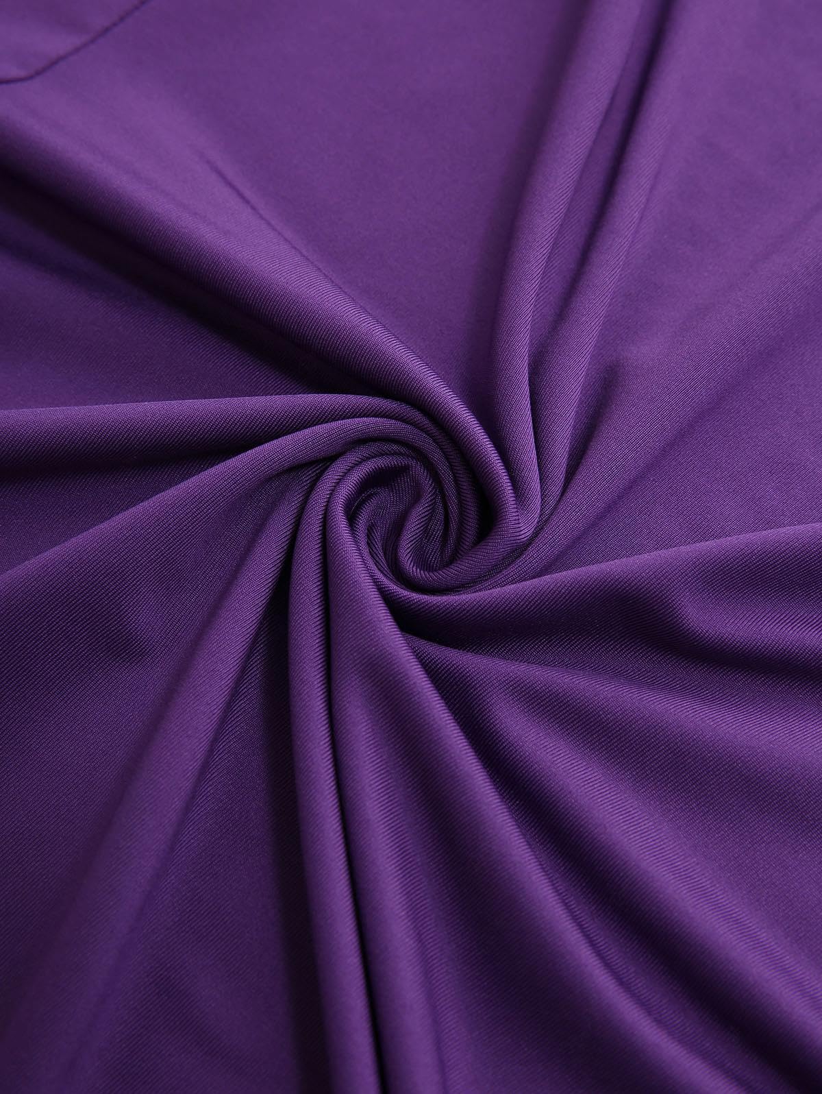 ROSE GAL Plus Size Womens Flowy Wedding Guest Cape Dress with Chiffon Overlay Elegant Shawl Neck Dress - Image 6