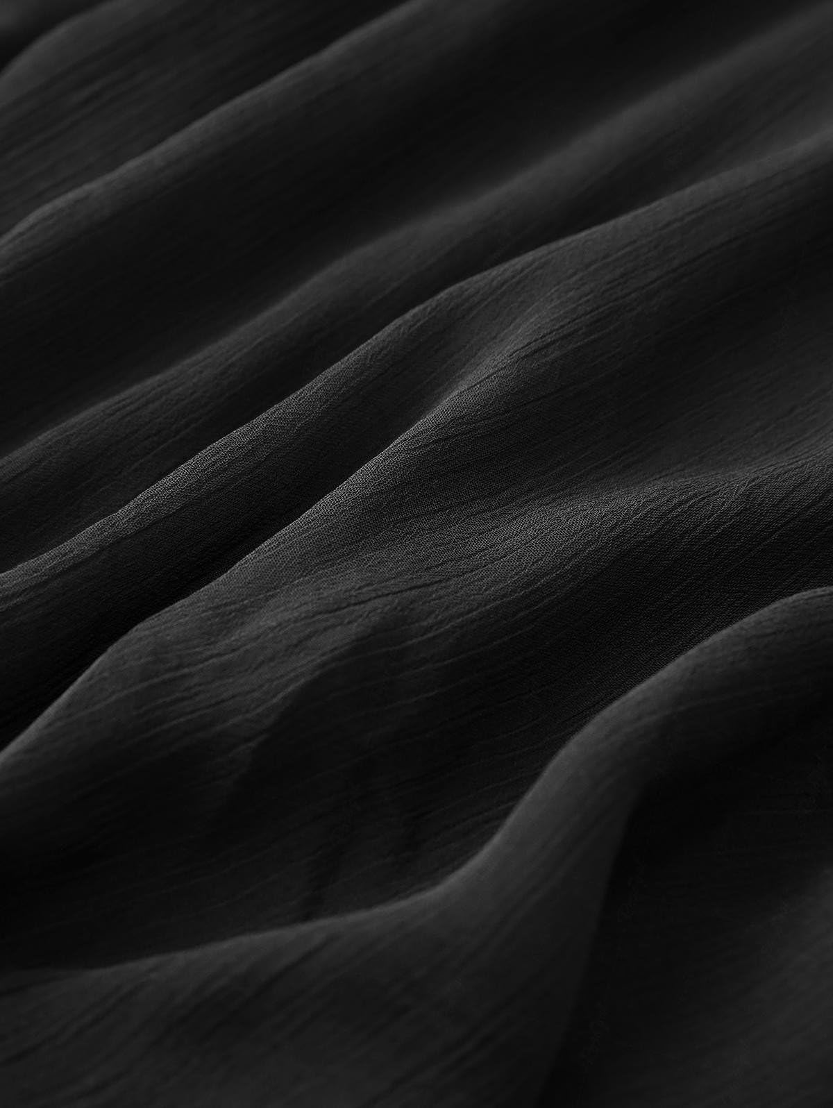 ROSE GAL Plus Size Womens Goth Grunge Trumpet Sleeves Tops - Image 5