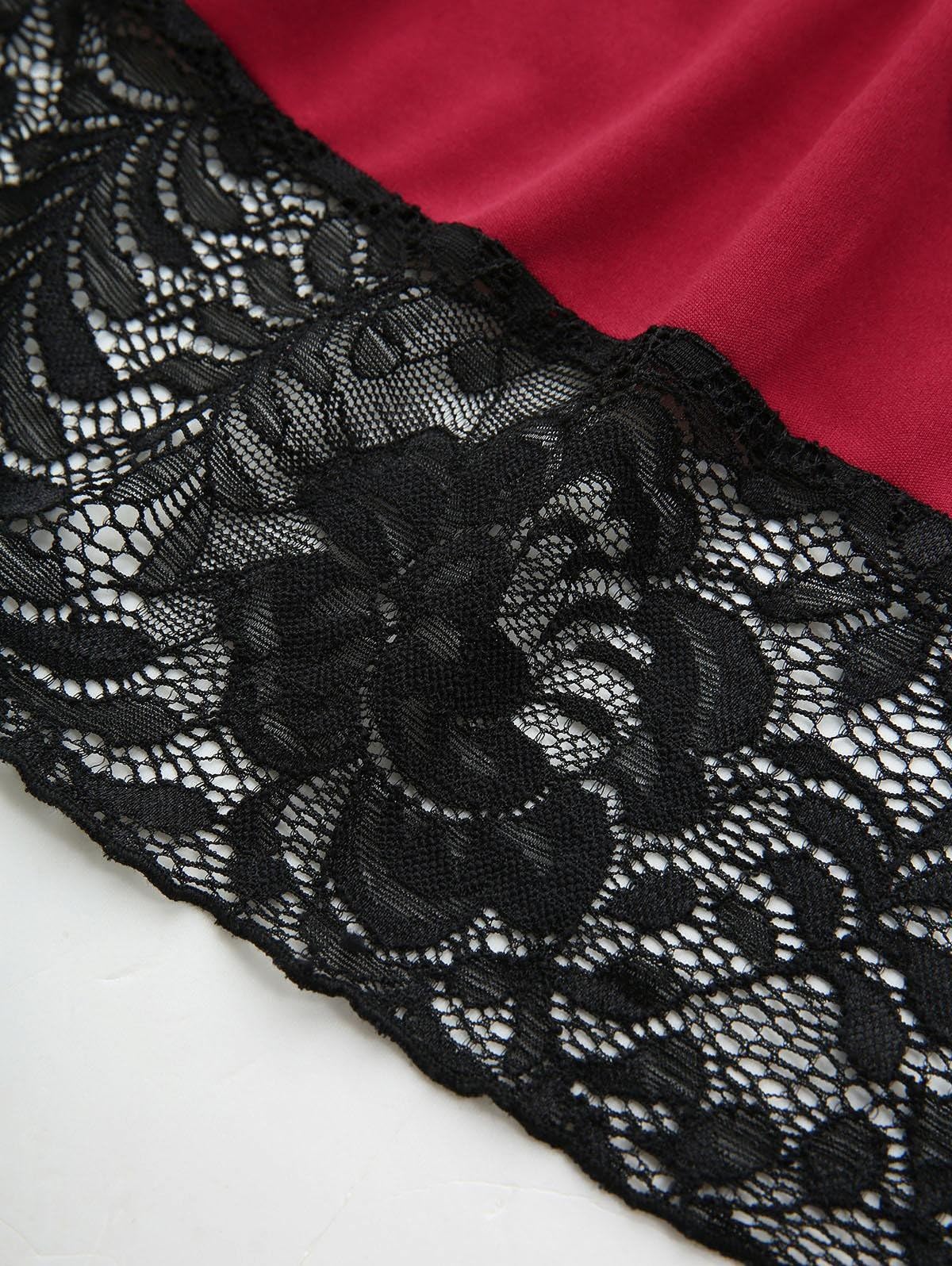 ROSE GAL Plus Size Womens Goth Steampunk High Low Skirt - Image 6