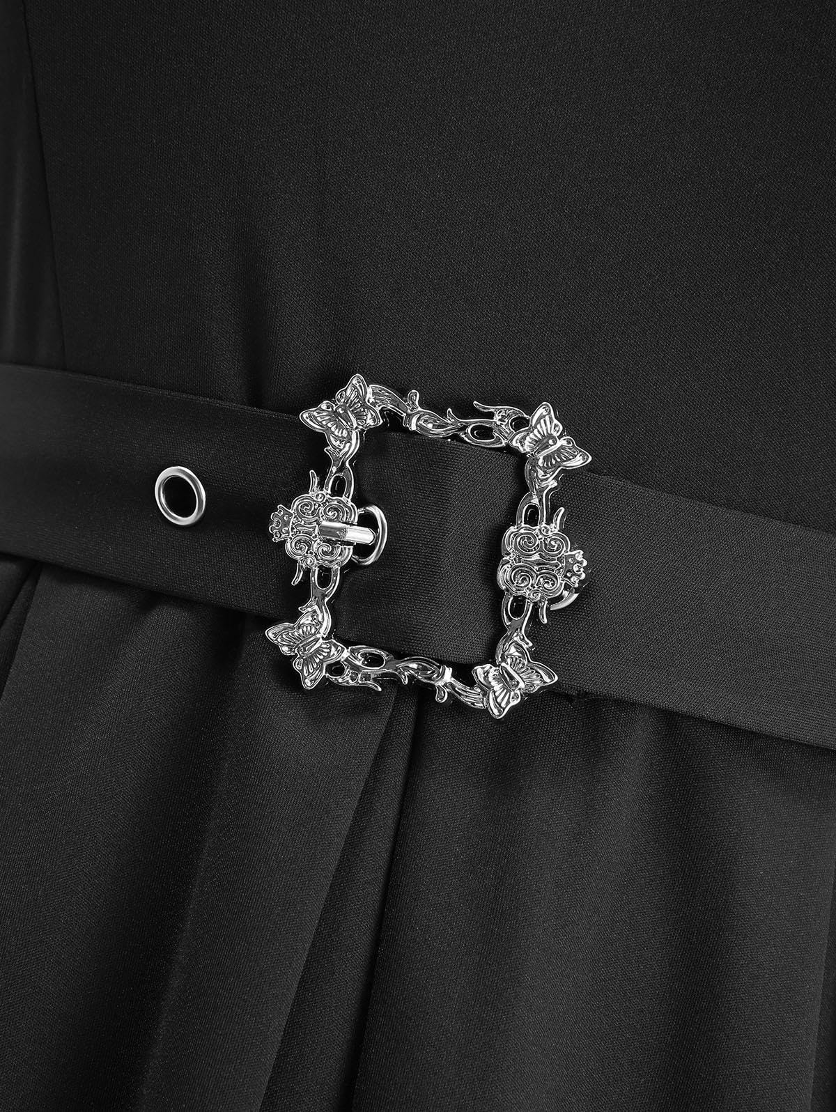 ROSE GAL Plus Size Womens Vintage V Neck Flowy Dress Elegant Sleeveless Backless Dress - Image 5