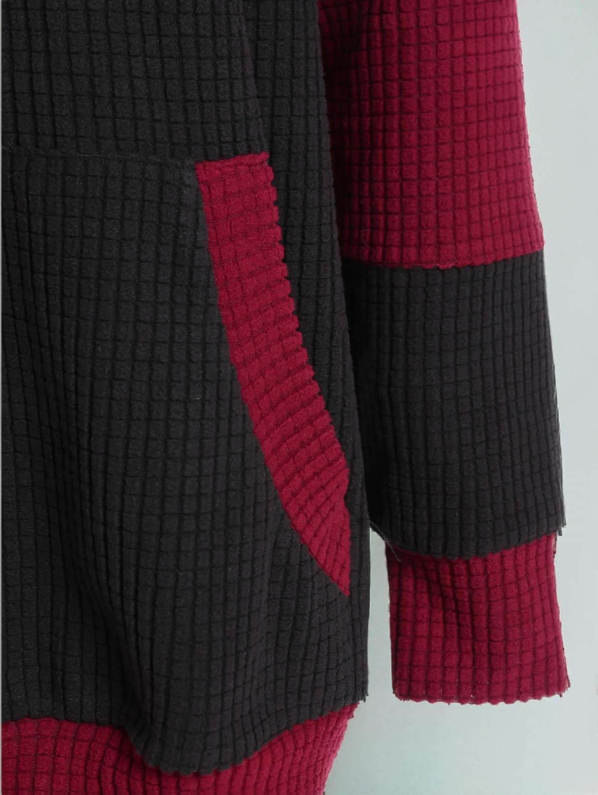 ROSE GAL Rosegal Women Plus Size Cat Ear Ribbed Hooded Blouson Jacket Animal Ear Two Tone Cute Hoodie - Image 6