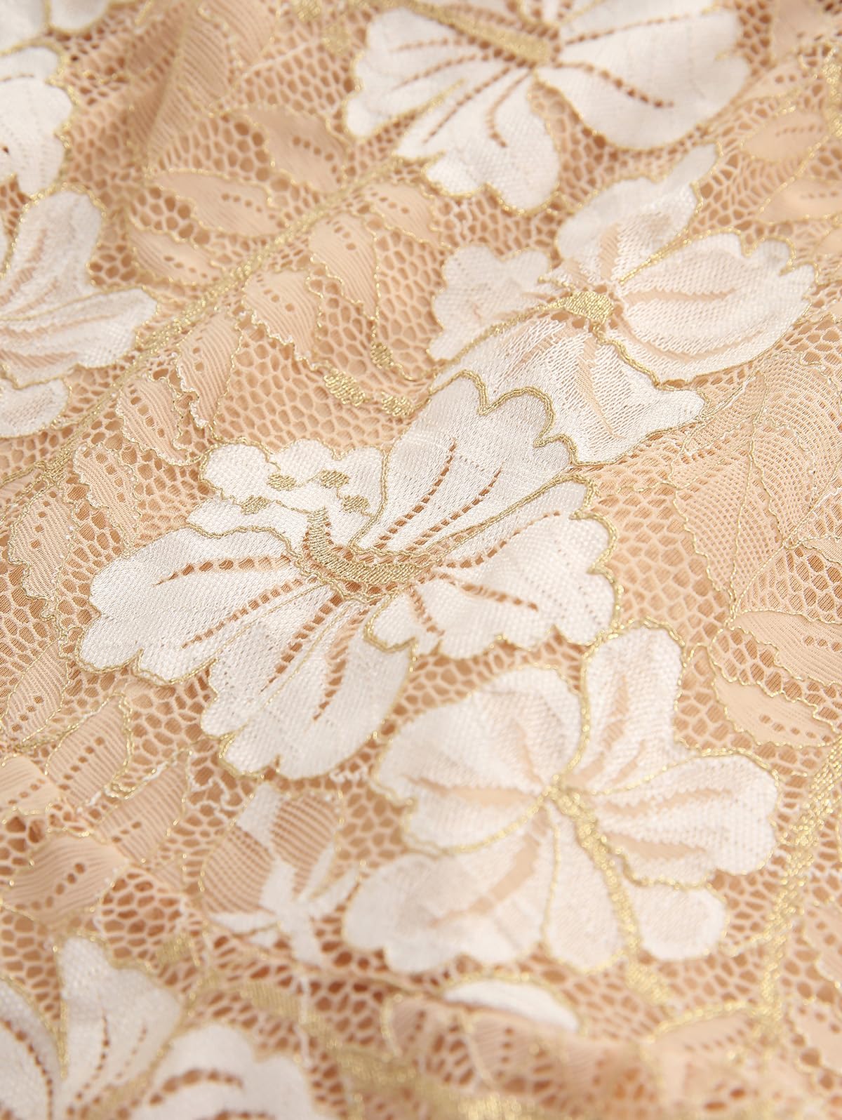 ROSE GAL Rosegal Women Plus Size Elegant Summer Babydoll Tank Top Floral Lace Overlay Peplum Hem Surplice Tank Top - Image 5