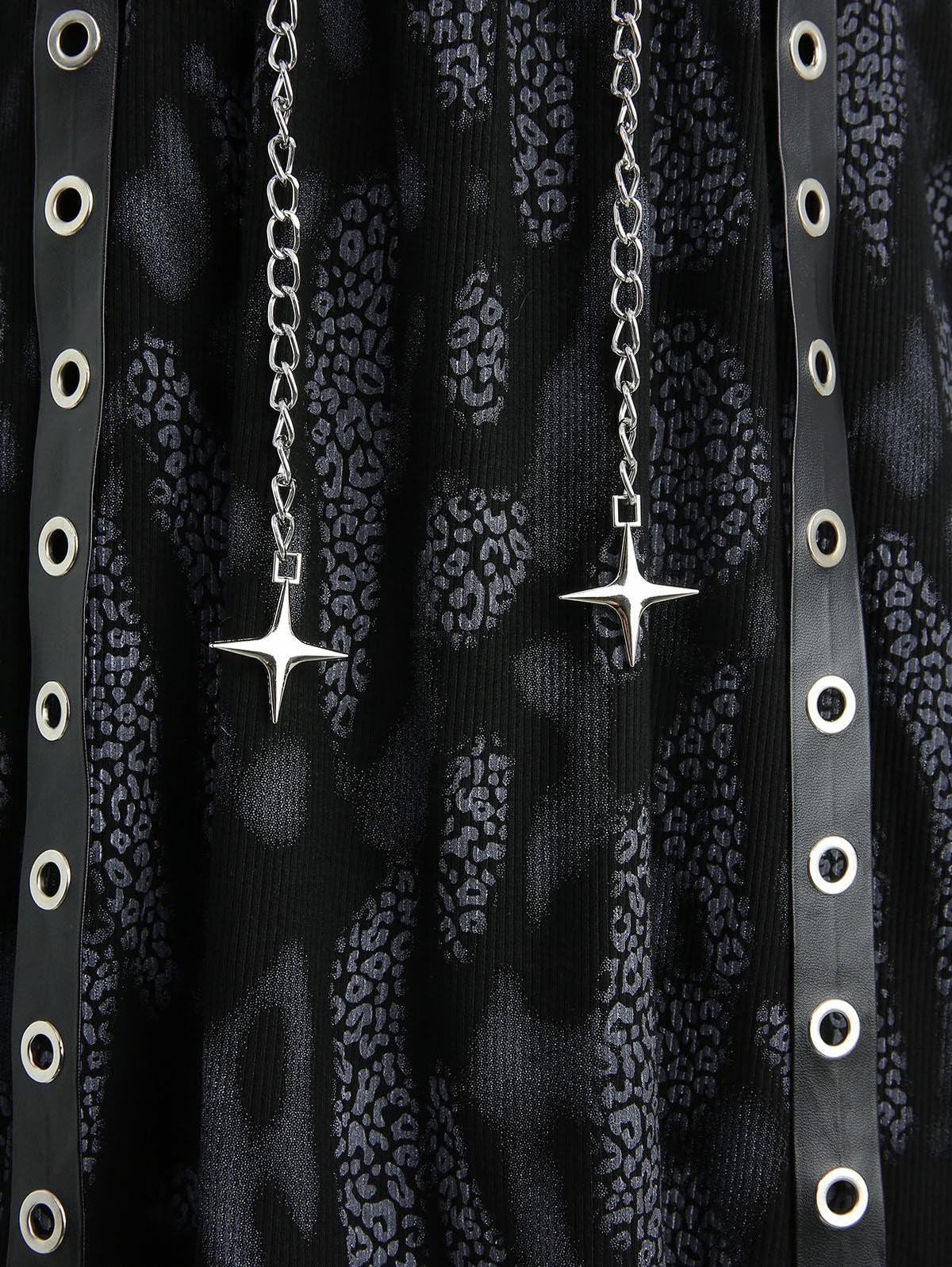 ROSE GAL Women Plus Size Punk Goth Chinas Goth Tank Top - Image 4