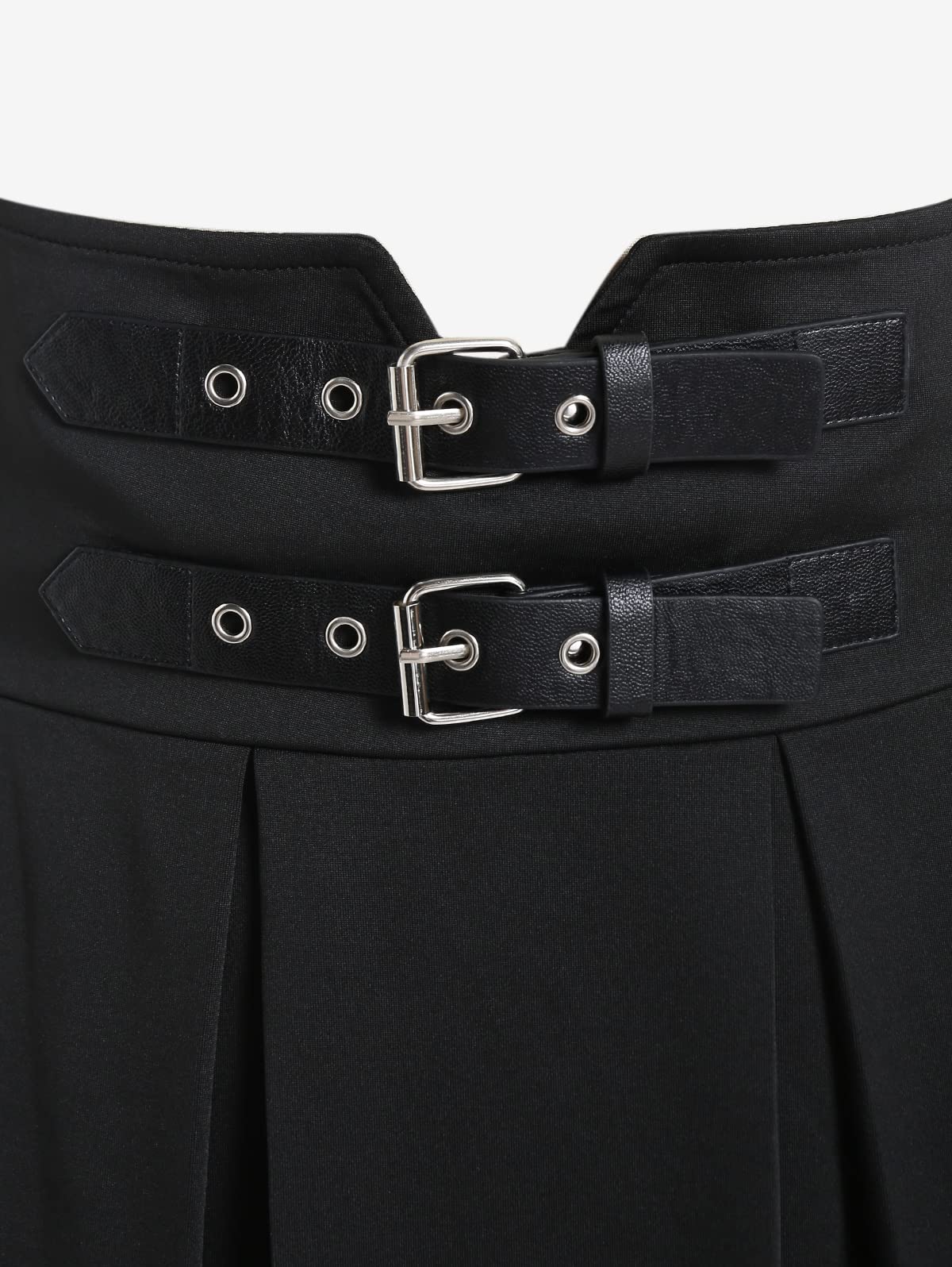 ROSE GAL Women's Plus Size High Waist Tie Dress Gothic Lace A-Line Mini Tie Slip Dress - Image 3