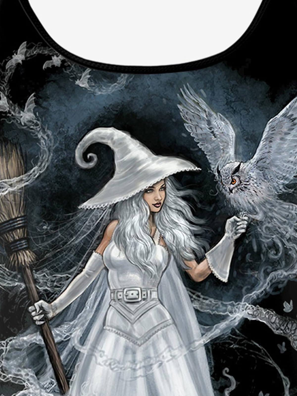 Rosegal Plus Size Women Gothic Tummy Control Modest Tankini Swimsuit Fairy Cat Print Boyleg Padded Tankini Swimwear - Image 6