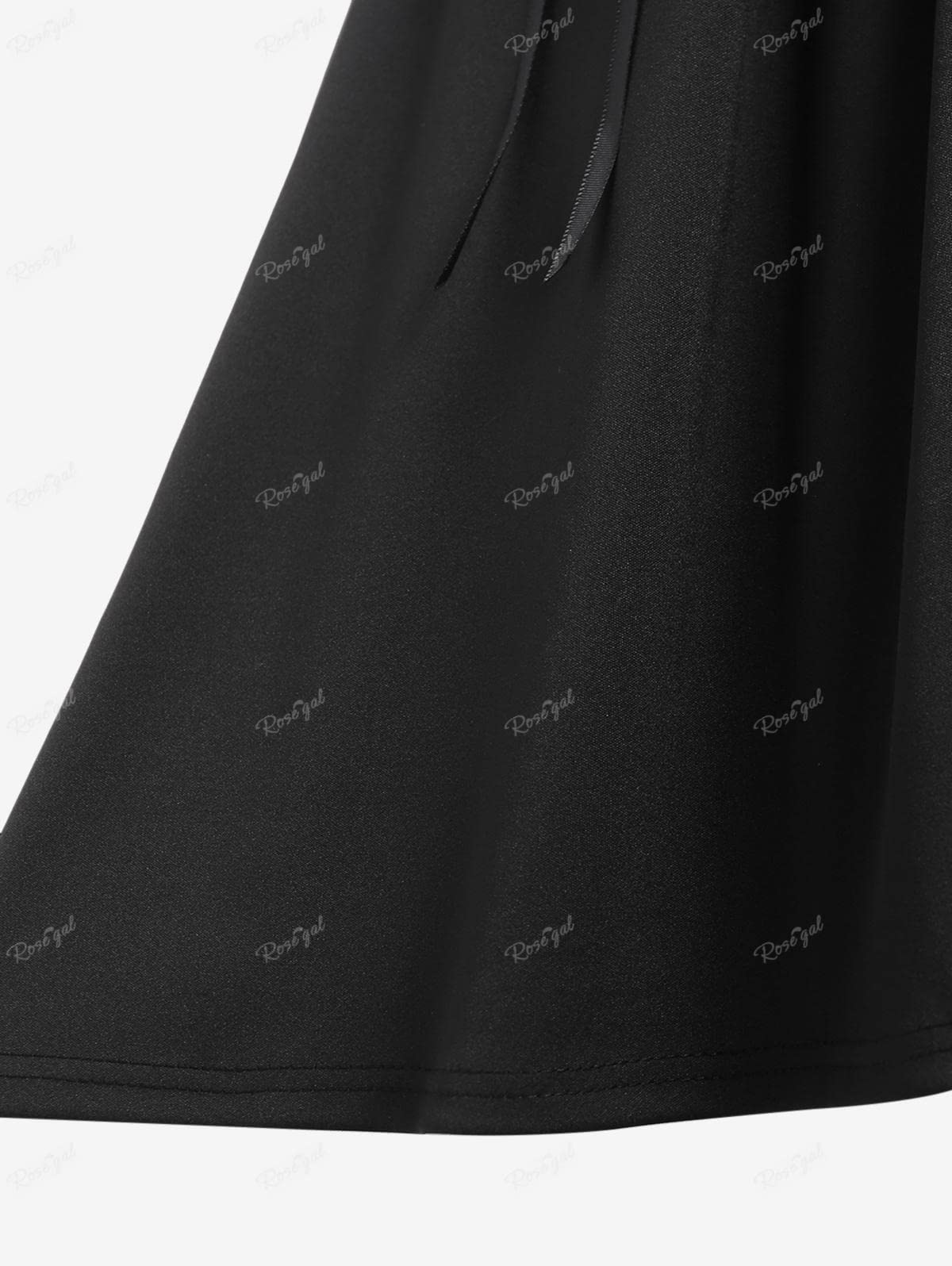 Rosegal Women's Plus Size Gothic Mini Skirt Plaid Zipper Mini A Line Skirt - Image 6